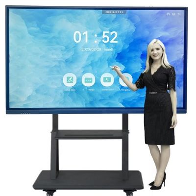 Digital Lcd Display Interactive Smart Whiteboard Finger Multi Touch Screen