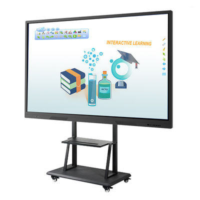 Lcd Interactive Whiteboard 75 86 98 Inches 4K Screen Android OS For Education